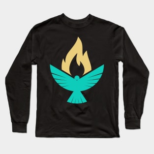 Dove and flame - symbols of the Holy Spirit Long Sleeve T-Shirt